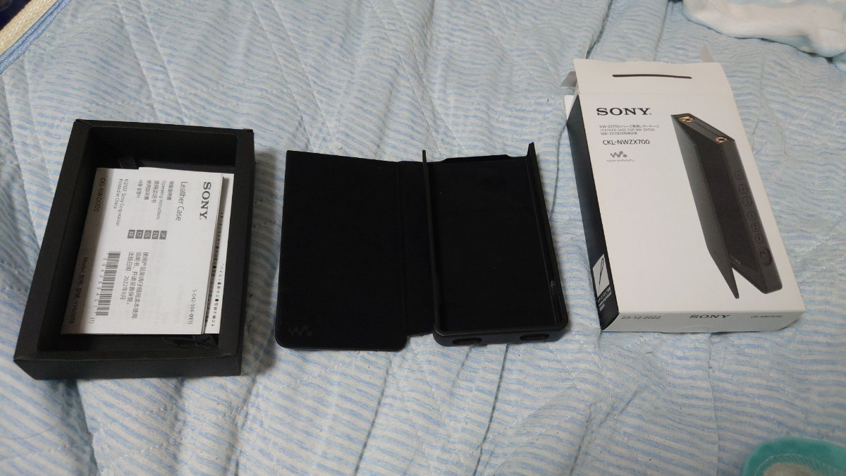 SONY CKL-NWZX700 NW-ZX707用 純正レザーケース (ケースのみ)(レザー