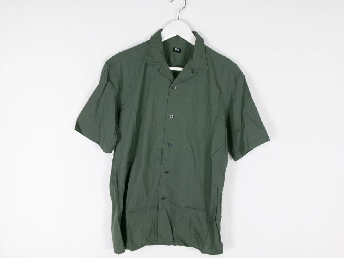 ユニクロ UNIQLO オープンカラーシャツ シンプル 331-414582 ユニクロ UNIQLO オープンカラーシャツ シンプル 331-414582