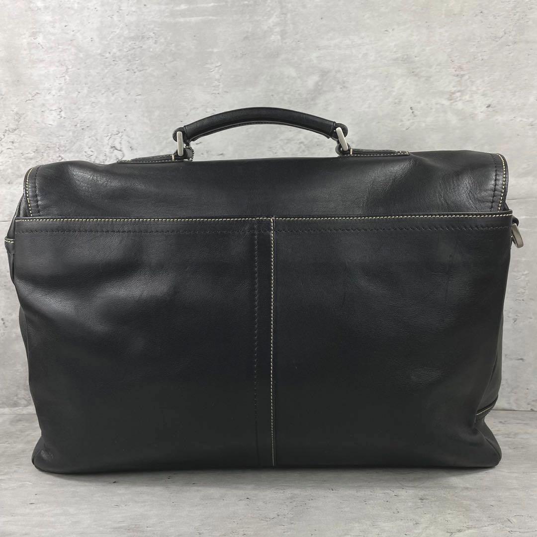 美品】コーチ ショルダーバッグ レガシー 2way A4 レザー ブラック