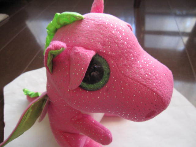  new goods Ty Beanies DARLAda-la pink Dragon soft toy Beanie Bay Be dinosaur BEANIE BOOS Thai 