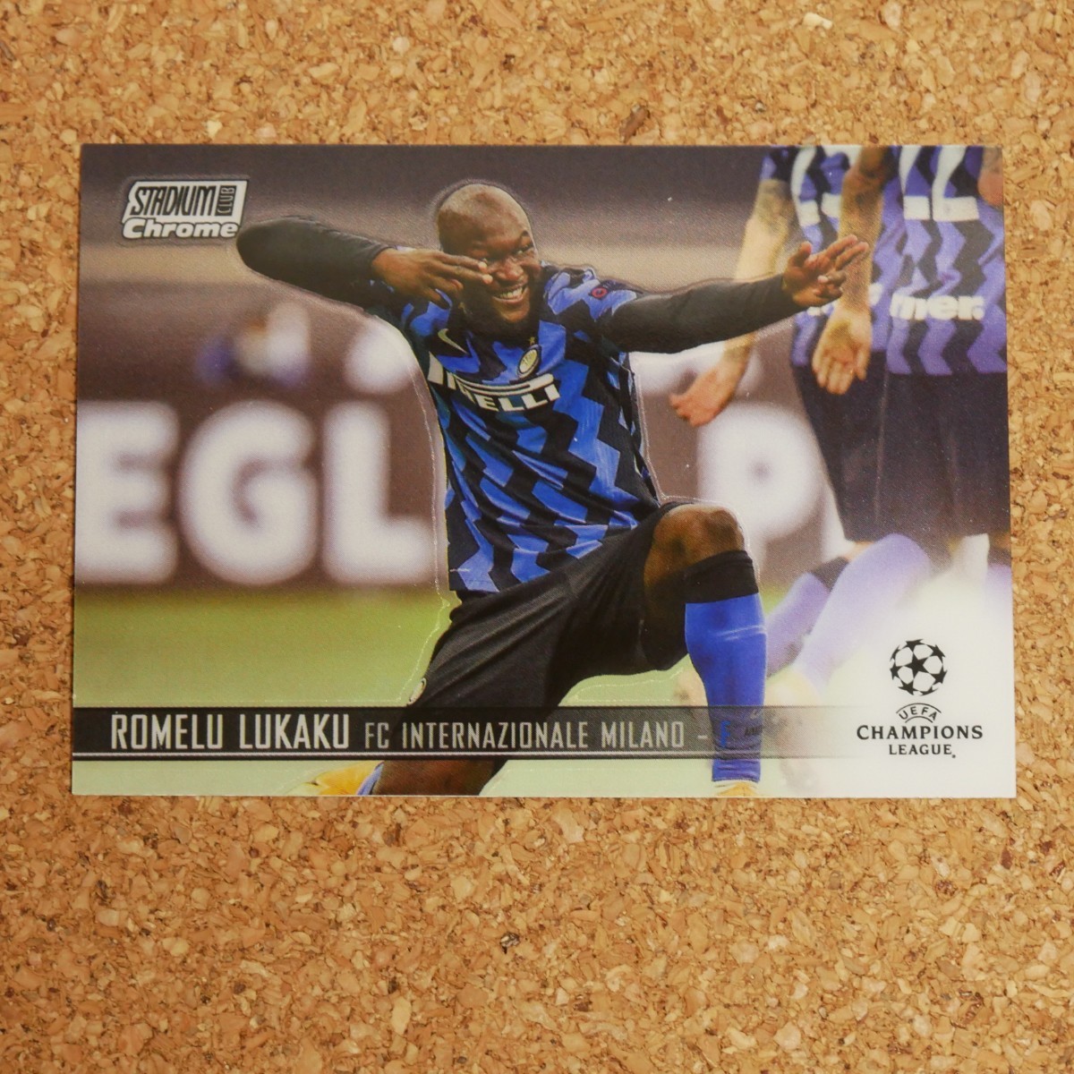 topps stadium club chrome Romelu Lukaku トップススタジアムクラブクローム ロメル・ルカク インテル ベルギー soccer_画像1