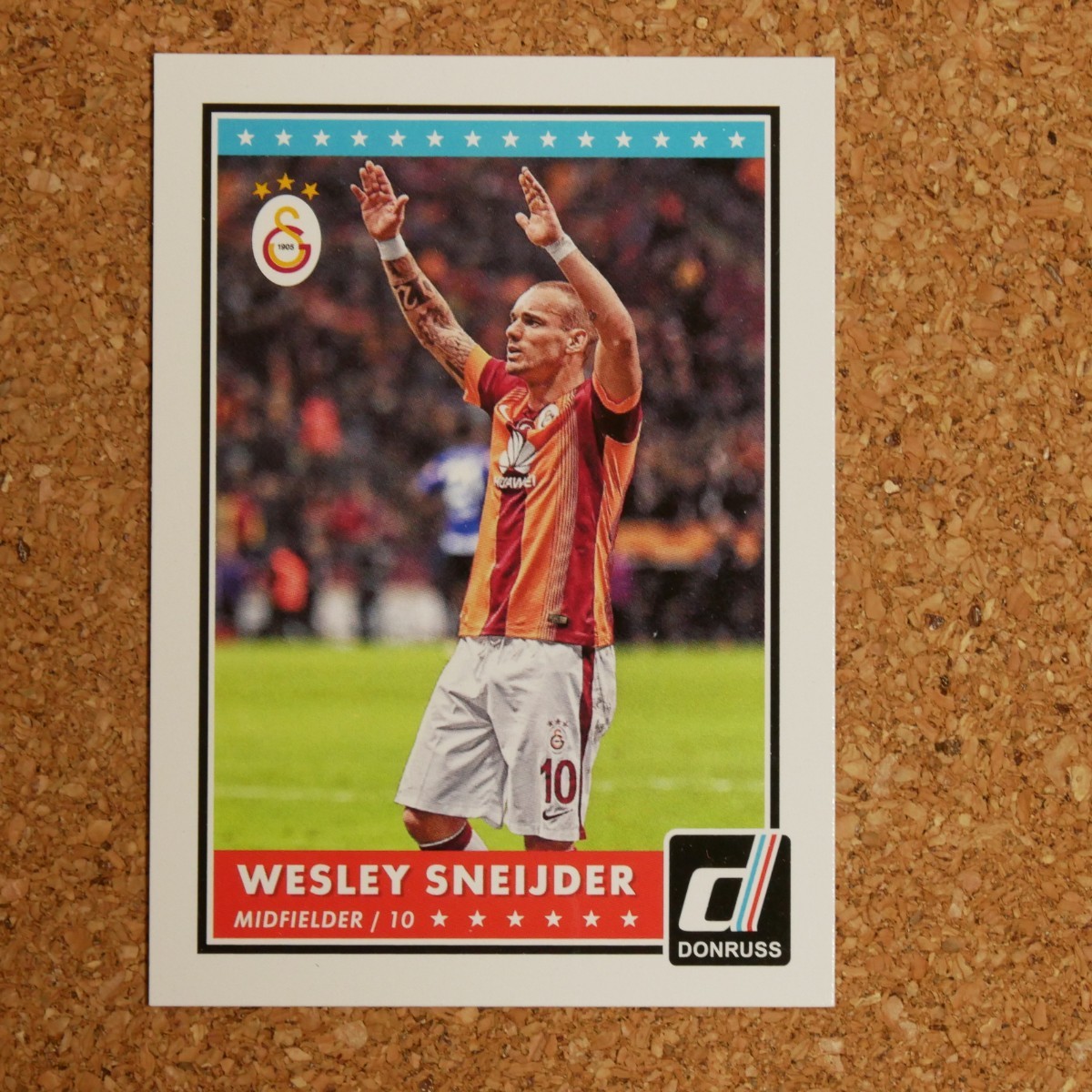 panini donruss soccer Wesley Sneijder パニーニドンラスサッカー ヴェスレイ・スナイデル ガラタサライ オランダ_画像1