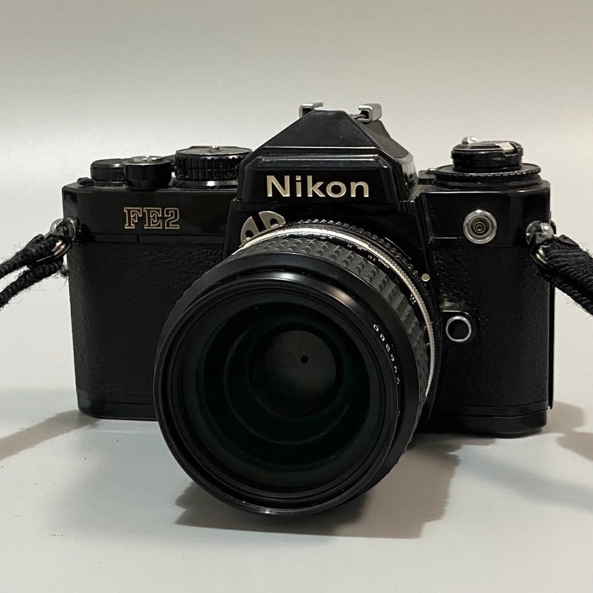 国内在庫】 ニコン Nikon 美品 FE2 動作未確認 レンズ付 フィルム