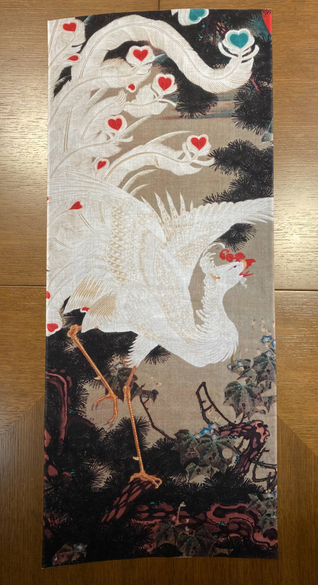 老松白鳳図 伊藤若冲 手ぬぐい