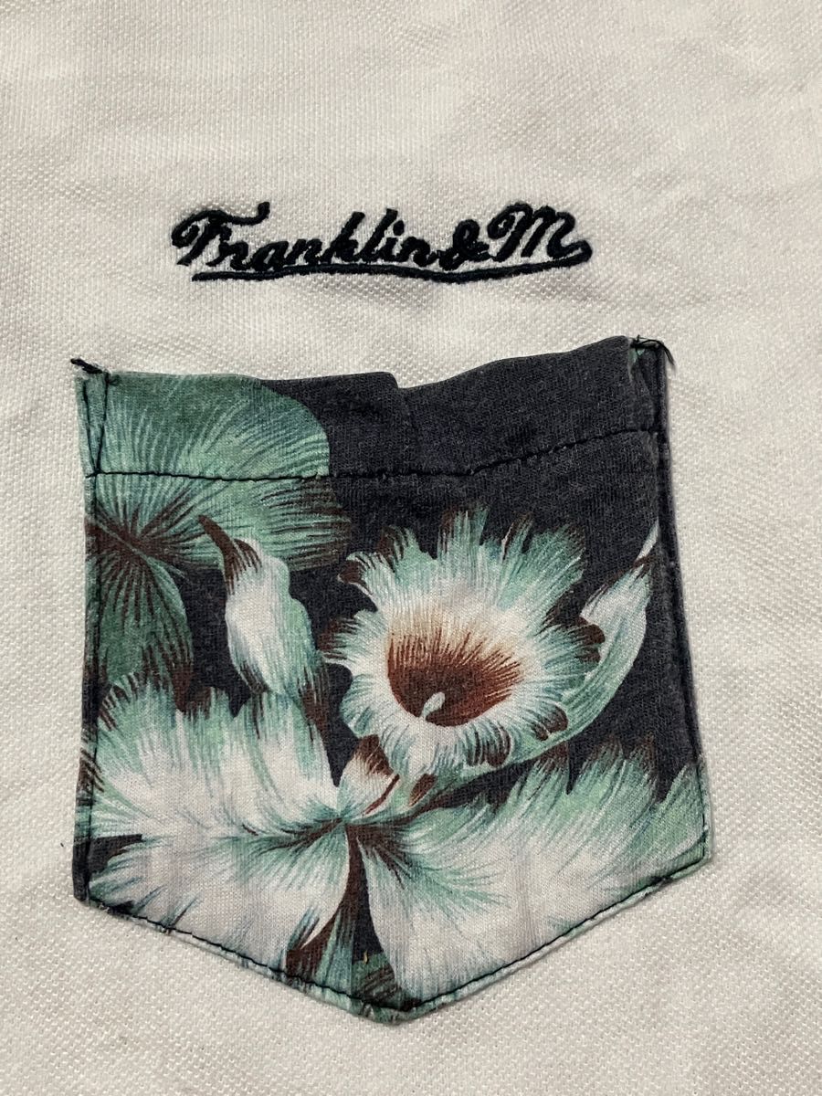 イタリア製　フランクリンマーシャル　ボタニカルポケット　ポロシャツ