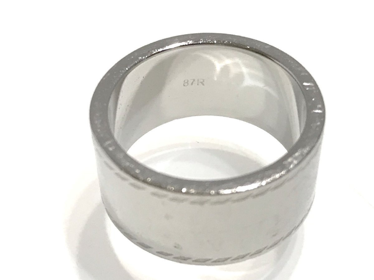 #[YS-1] Dolce & Gabbana D&G # Logo кольцо 87R # оттенок серебра 20 номер мужской [ включение в покупку возможность товар ]#D