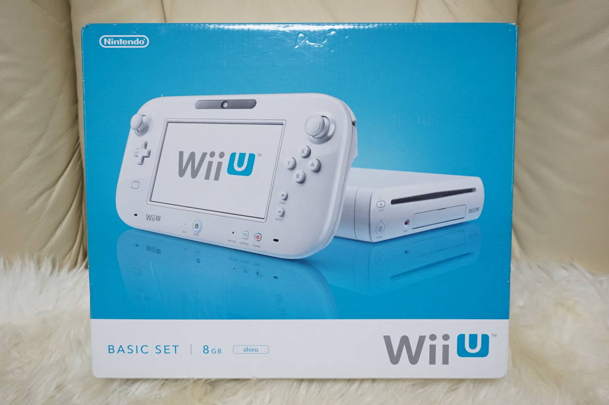 ヤフオク! - Wii U ベーシックセット シロ 8GB 未使用 新品