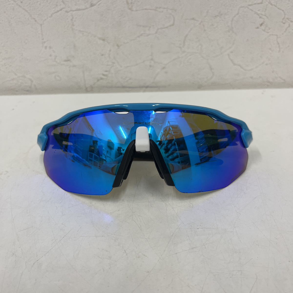 ⑧OAKLEY オークリー サングラス　ハーフリム　プラスチック　メンズ　009208-D538 Rader EV P