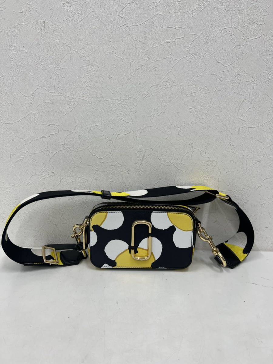 ⑧MARC BY MARC JACOBS ショルダーバッグ PVC BLKブラック花柄