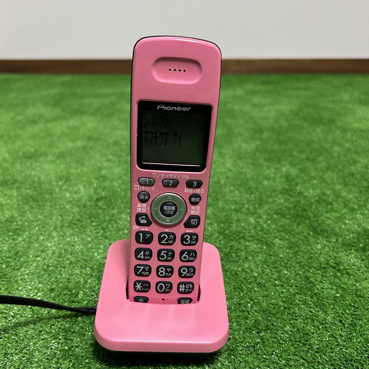 パイオニア ピンク 電話機 本体/子機1台 TF-SD10S-PK 通電確認済み