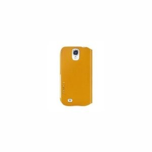 スマホケース カバー Galaxy S4 SwitchEasy オレンジ イエロー 黄色 手帳型 PU レザー FLIP for GALAXY S4 Tanned Yellow_画像2