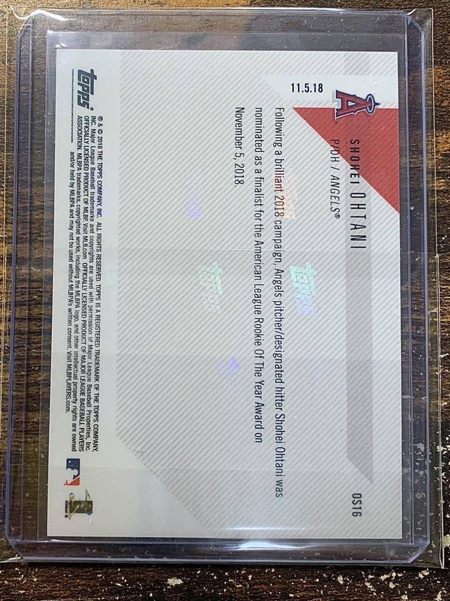 100円スタート】2018 Topps NOW 大谷翔平 新人王記念 ルーキーカード
