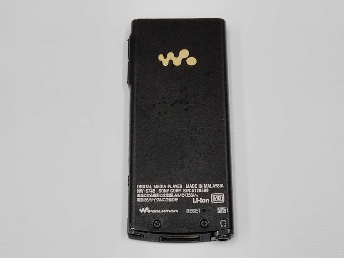 ソニー ウォークマン NW-S745 16GB 本体 ブラック T50125_画像2