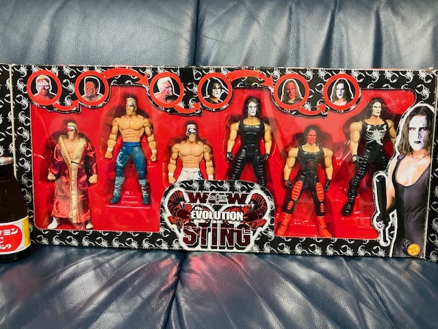 希少 絶版 お宝出品 新日本プロレス WCW スティング アクション