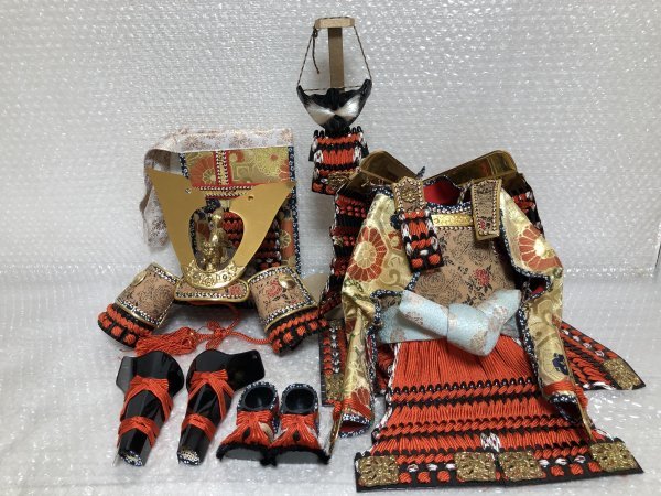黒小札赤糸緘大鎧 鈴甲子 雄山作 】 伏見12号 大鎧 全高約74 黒小札赤糸緘大鎧 鈴甲子 雄山作 】 伏見12号 大鎧 全高約74
