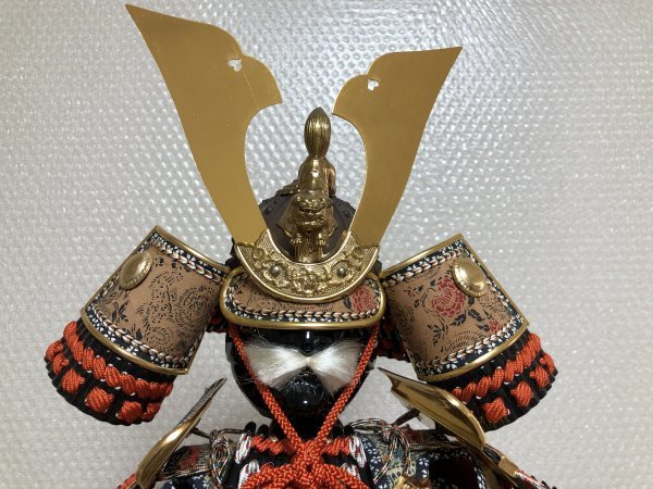 黒小札赤糸緘大鎧 鈴甲子 雄山作 】 伏見12号 大鎧 全高約74 黒小札赤糸緘大鎧 鈴甲子 雄山作 】 伏見12号 大鎧 全高約74