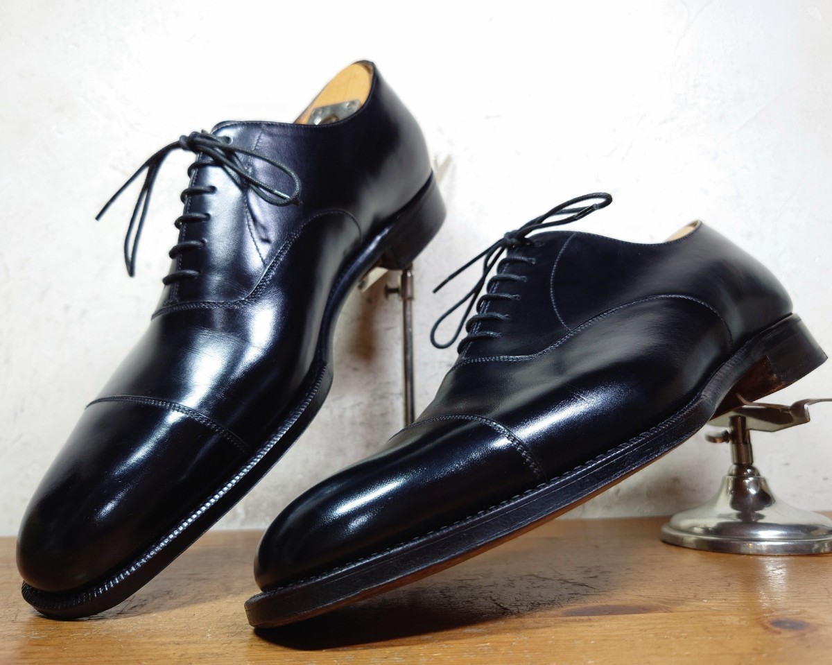 [ несколько раз надеть обувь степень / оригинальный tree есть ]ITALY производства PAOLO LATTANZI/ Lattanzi распорка chip UK6 25cm соответствующий черный чёрный /johnlobb santoni