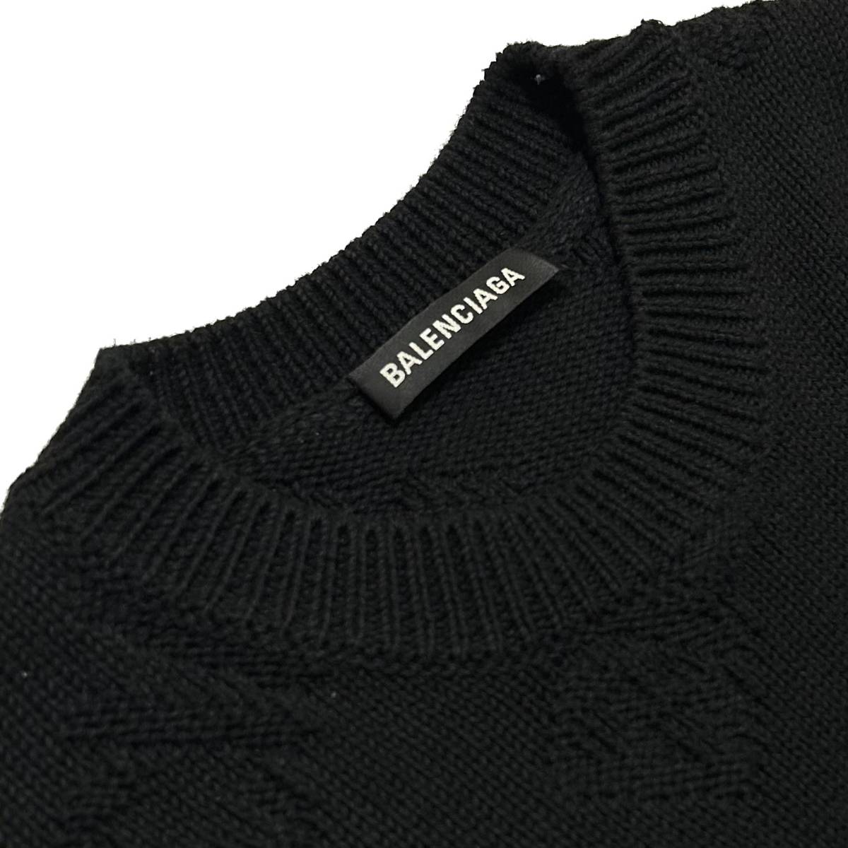 国内正規品 定価14.5万 BALENCIAGA Tonal Logo Jacquard Cotton