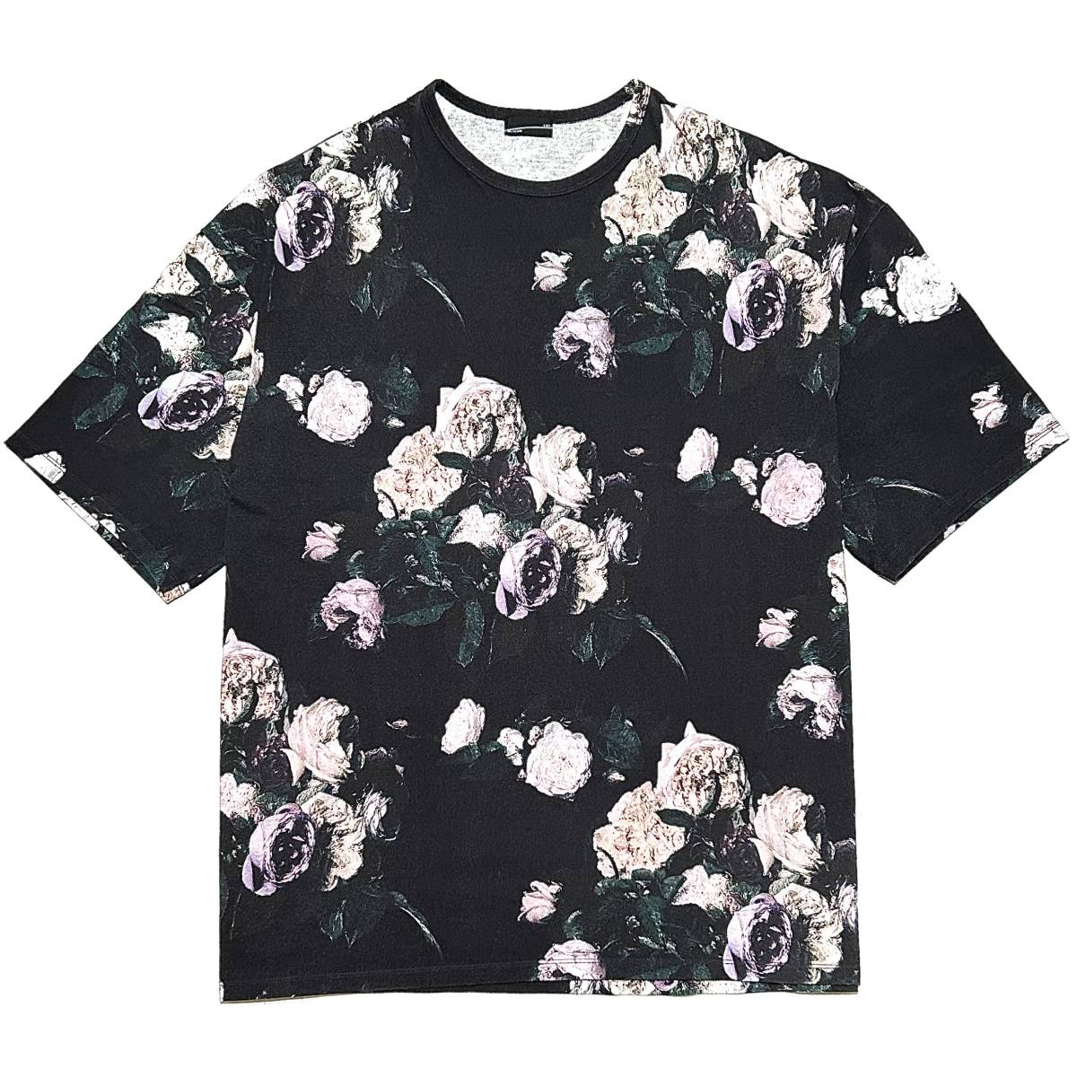 名作 LAD MUSICIAN SUPER BIG T-SHIRT 30/2 T-CLOTH INKJET FLOWER