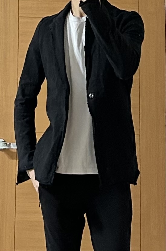 定価4 3万 wjk MID JERSEY TAILORED JKT Sサイズ ミドルジャージ