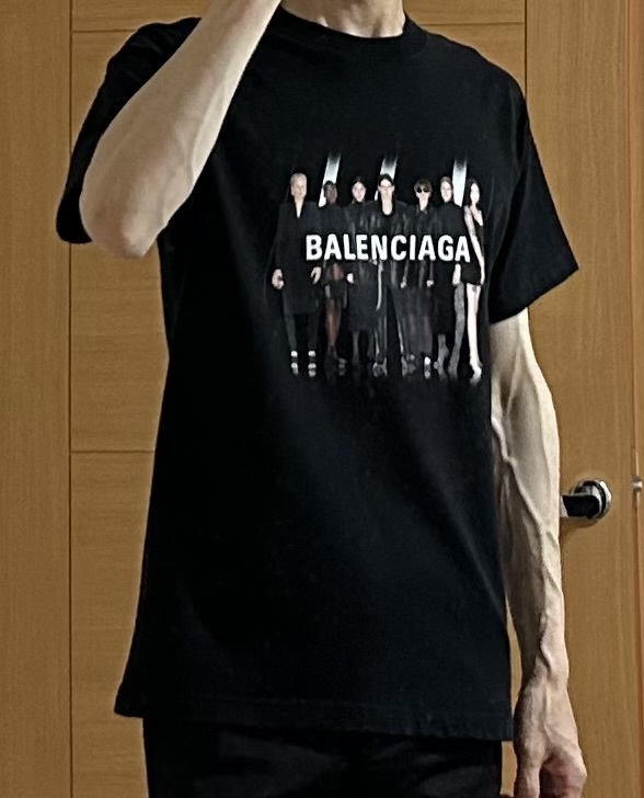 国内正規品 定価11万 BALENCIAGA REAL BALENCIAGA T-SHIRT XS 男女兼用 バレンシアガ リアルバレンシアガTシャツ