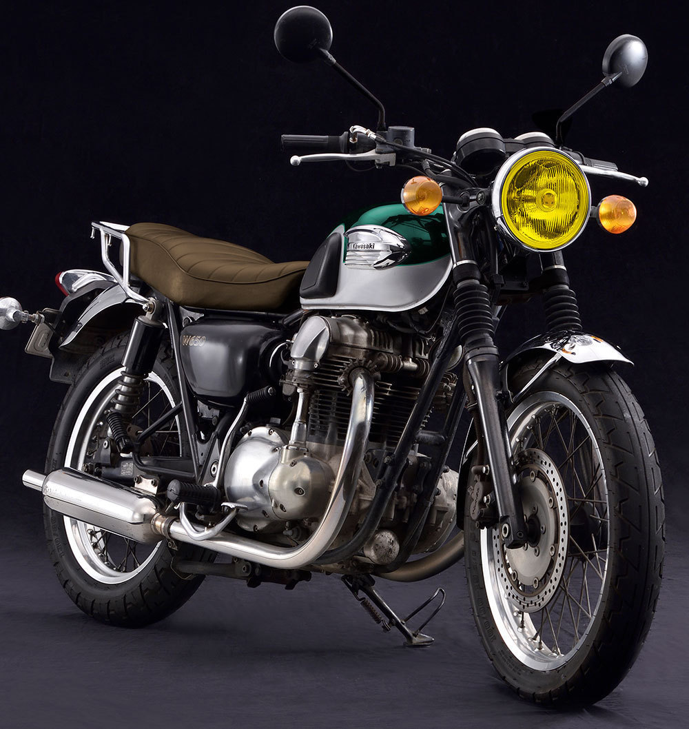 W650?W400?W800（～2016）【送料無(wú)料】マーシャル889 イエローレンズ ユニット　純正ライトケース?外リムで裝著！800-8001