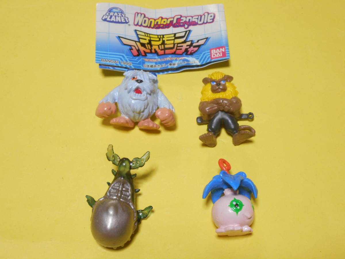 BANDAI Crazy Planet Digimon Adventure Wonder Capsule Mini Figure 1999 