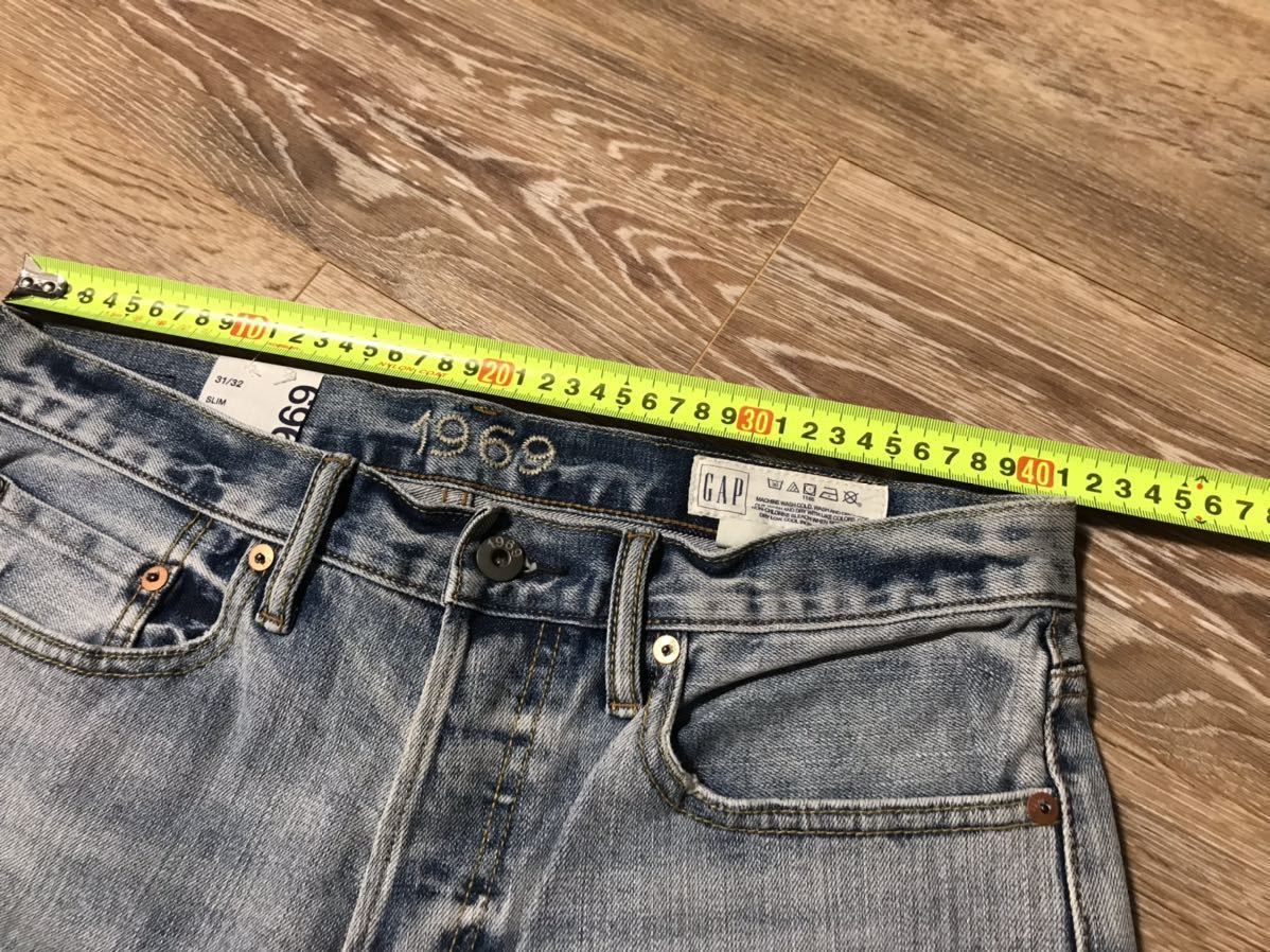 GAP 1969 セルビッジ　セルビッチ　W31 ストレッチ 赤耳 セルヴィッジ　selvedge_画像4