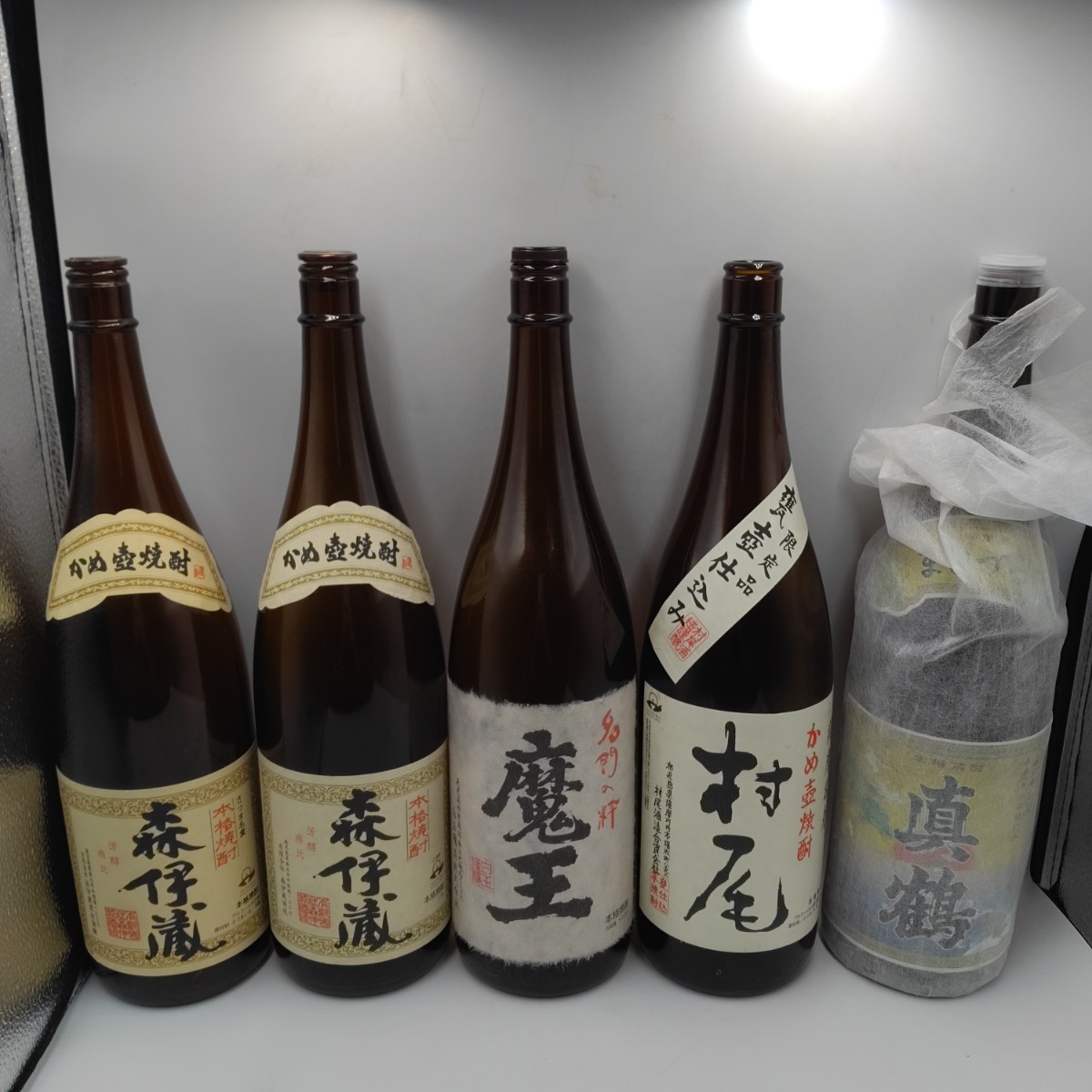 1円～【空瓶】森伊蔵 空瓶＋桐箱 魔王 村尾 真鶴 他 1.8L 1800ml 飾り