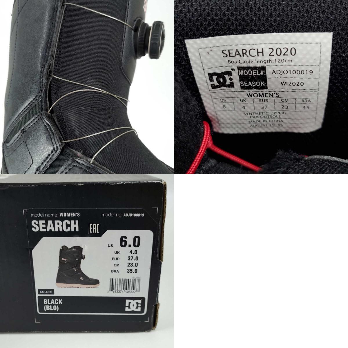 【中古】DC Search Boa スノーボード ブーツ 23cm ブラック ADJ0100019 レディース 2020モデル_画像10