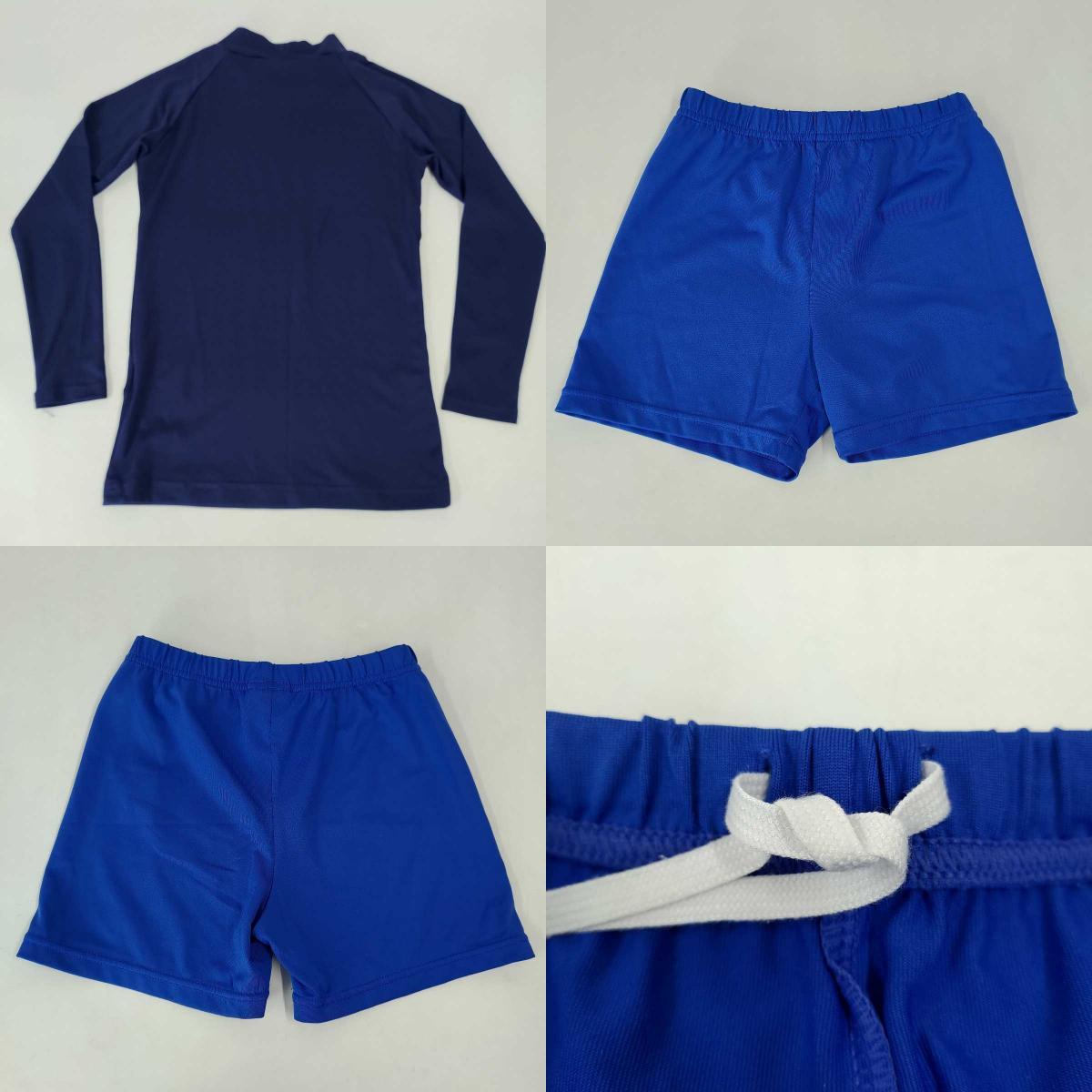 [ used ][5 point set ] adidas Vision Quest shorts shorts long sleeve inner top 140 boys soccer futsal Junior 