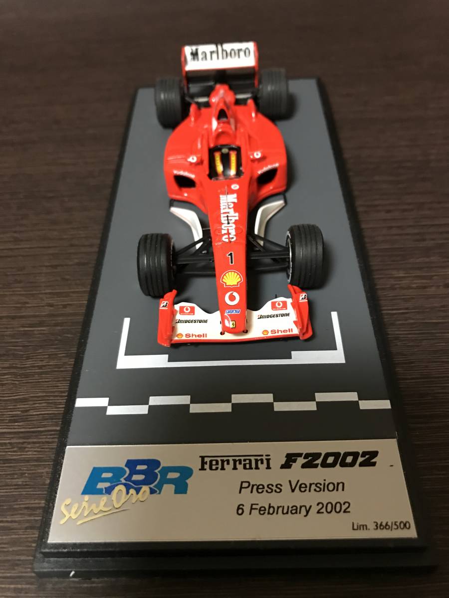 1/43 final product BBR [Marlbolo] Ferrari F2002 #1 M. Schumacher Launch 2002