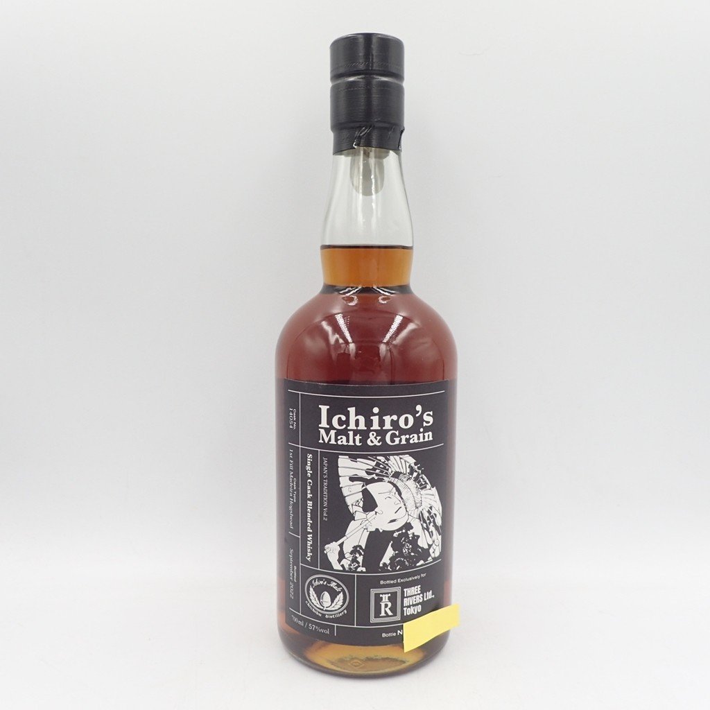 東京都限定◆イチローズモルト&グレーン スリーリバーズ JAPAN'S TRADITION Vol.2 1st Fillマディラホグズヘッド700ml Ichiro's Malt【S1】_画像2