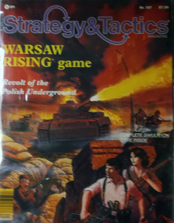 DP/TSR/SPI/STRATEGY&TACTICS NO.107/WARSAW RISING/駒未切断/日本語訳無し