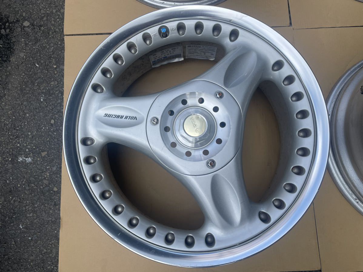 RAYS VOLK RACING 17インチ　7j 6穴　pcd:139.7 OF:+25 4本セット希少品_画像4