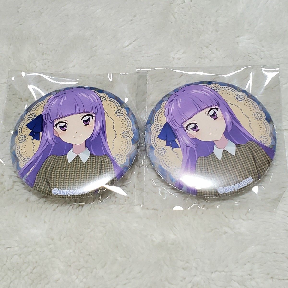 アイカツ! トレーディング缶バッジ 氷上スミレ 2点セット