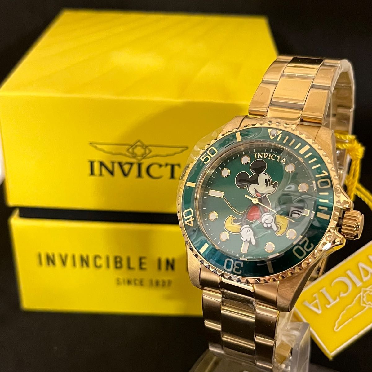 Disney】INVICTA/新品未使用/ミッキー マウス/メンズ（レディース