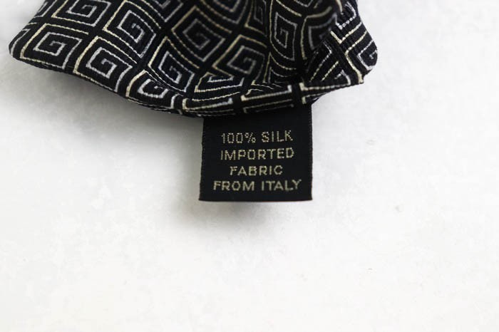  Versace silk medu-sa pattern fine pattern pattern gray ka pattern made in Italy cloth brand necktie men's black unused new goods VERSACE