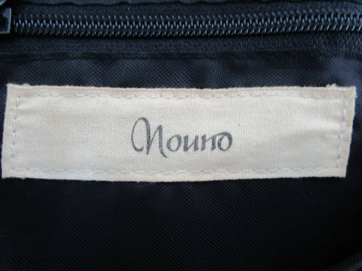 Y.23H3 SY * Nouno body bag men's belt length adjustment possibility black group color USED *