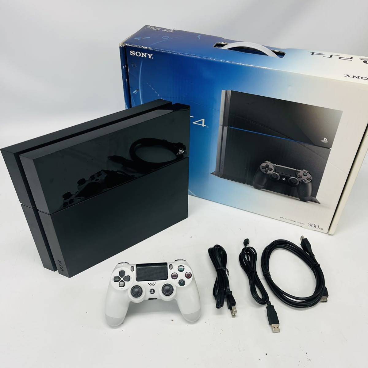☆1円〜☆ SONY ソニー PS4 本体 CUH-1100A 500GB ジェットブラック