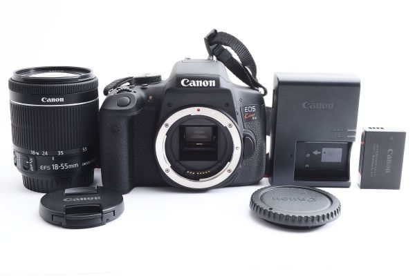 在庫有】 #c106☆極上美品☆ Canon キヤノン EOS Kiss X8i 18-55mm