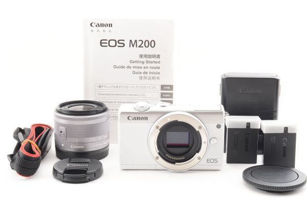 完売】 Canon #c376☆美品☆ キャノン 15-45mm M200 EOS キヤノン