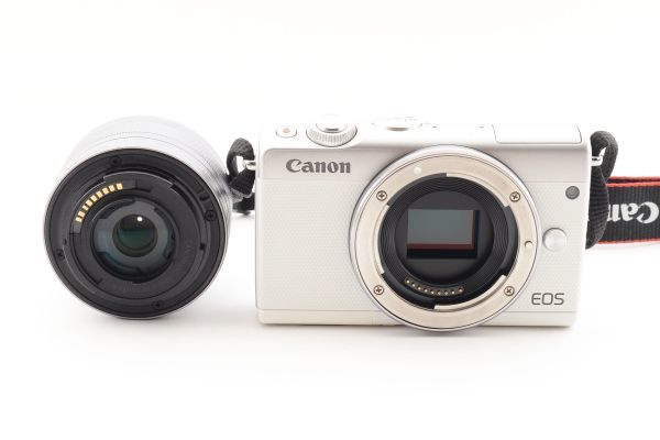 #c592★実用品★ キヤノン Canon EOS M100 15-45mm レンズセット_画像2