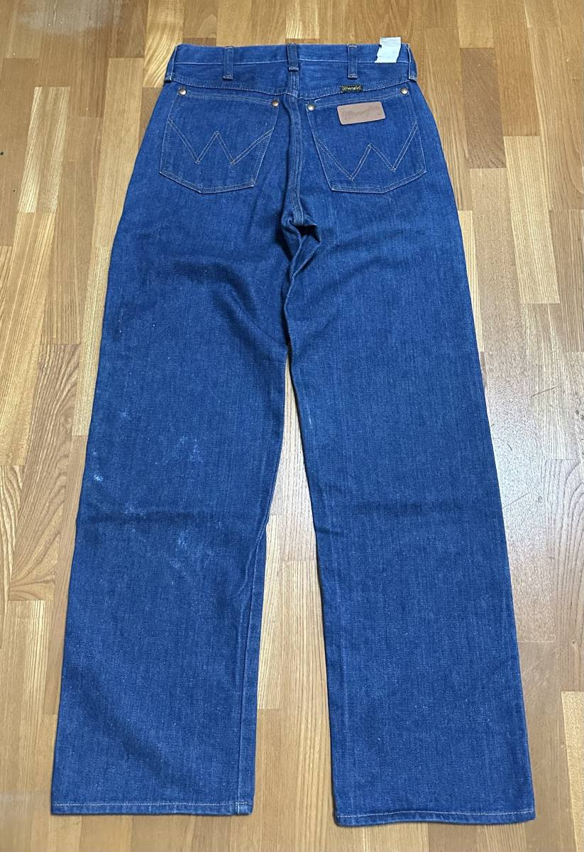  dark blue! beautiful goods! 70\'s vintage wrangler 11MWZ Denim pants USA made TALON 70 period old clothes 
