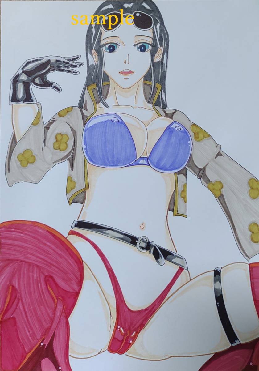  illustration including in a package OK One-piece Nico * Robin / same person hand-drawn illustrations fan art Fan Art ONEPIECE