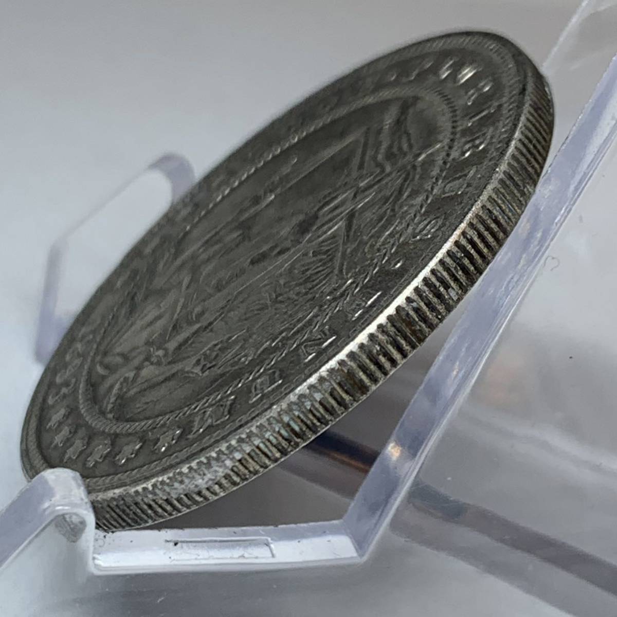 WX876流浪幣 エジプト 天秤狼 天眼 鷹紋 外国硬貨 貿易銀 海外古銭 コレクションコイン 貨幣 重さ約25g_画像3