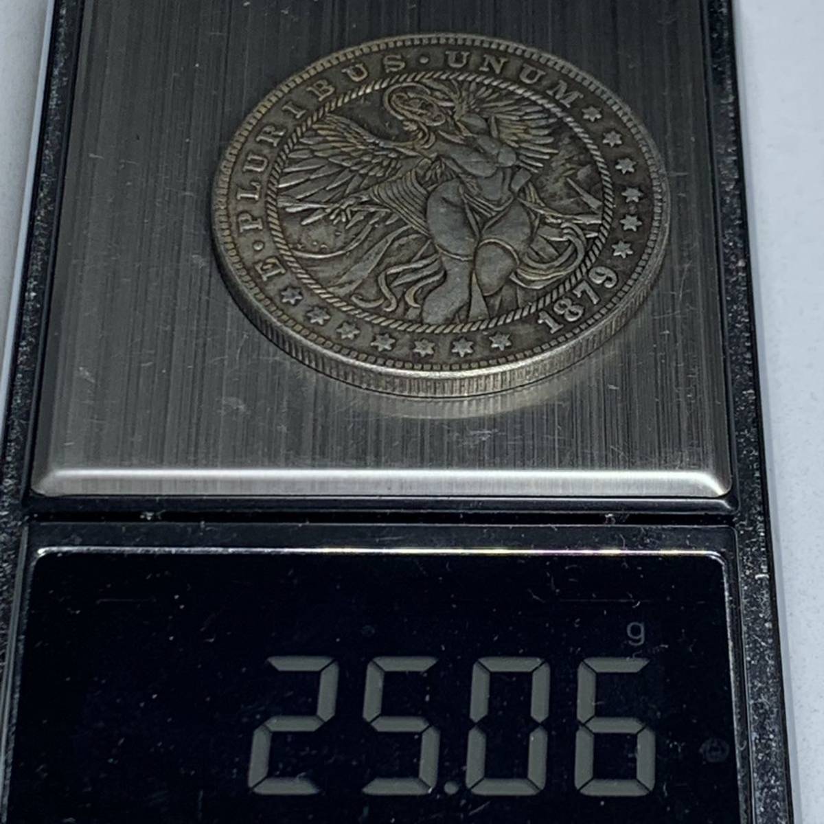 WX922流浪幣 ロリーちゃん 天眼 鷹紋 外国硬貨 貿易銀 海外古銭 コレクションコイン 貨幣 重さ約25g_画像6