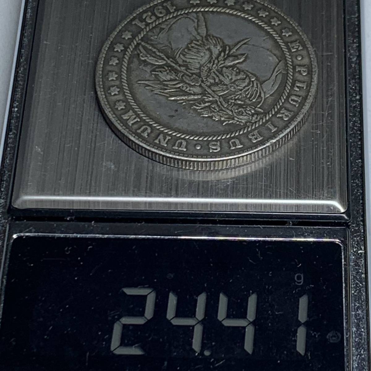 WX927流浪幣 サイパンの女 天眼 鷹紋 外国硬貨 貿易銀 海外古銭 コレクションコイン 貨幣 重さ約24g_画像6