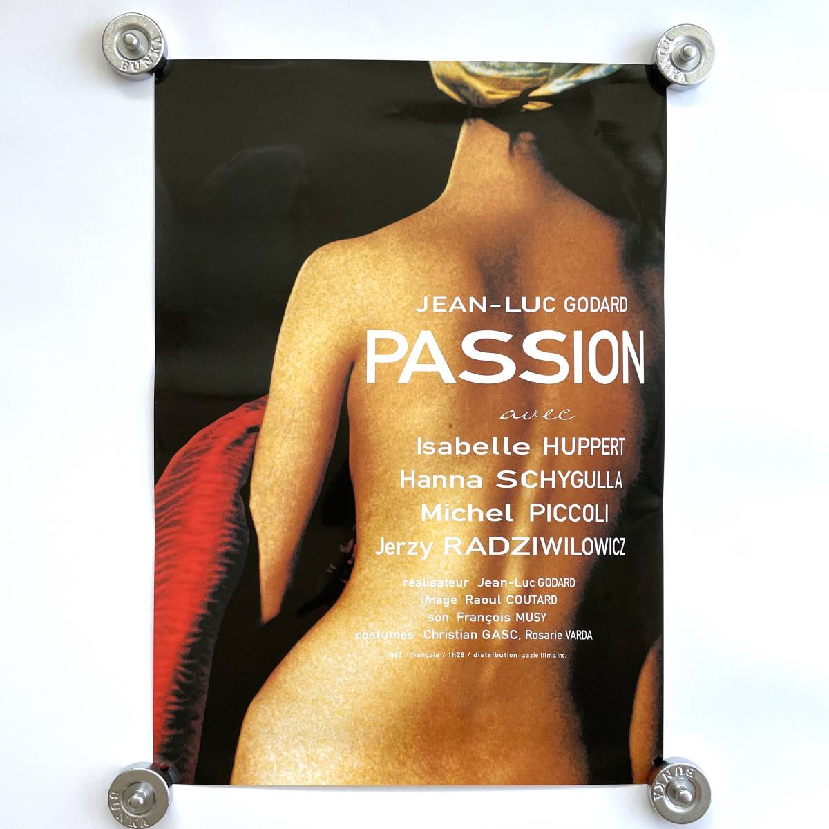 【新品】パッション ポスター B2 ジャン＝リュック・ゴダール フランス 映画 Jean Luc Godard PASSION Poster