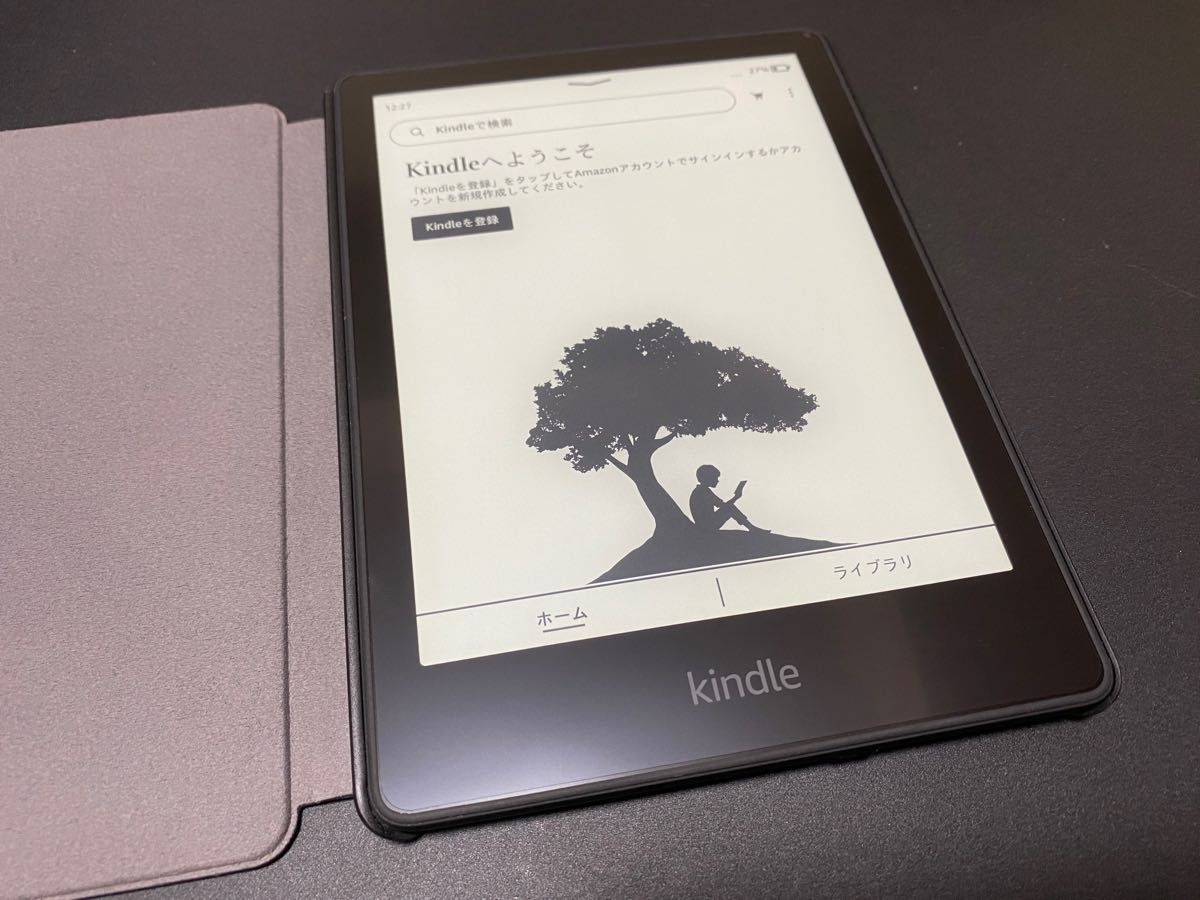Kindle Paperwhite 8GB 広告あり レザーカバーブラックセット-
